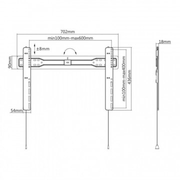 SBOX STALAK PLB-5746F (37-70"/35kg/600x400)