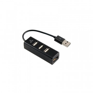 SBOX USB HUB H-204 - USB-2.0 4 Port Crni