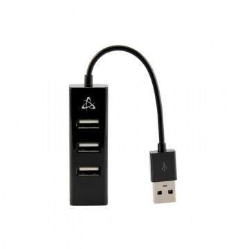 SBOX USB HUB H-204 - USB-2.0 4 Port Crni
