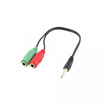 White Shark KABAL 3,5mm x2 F. 3Pin - 3,5mm M. 4Pin 0,2M