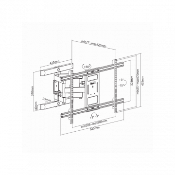 SBOX STALAK PLB-61486 (43-90"/60kg/800x400)