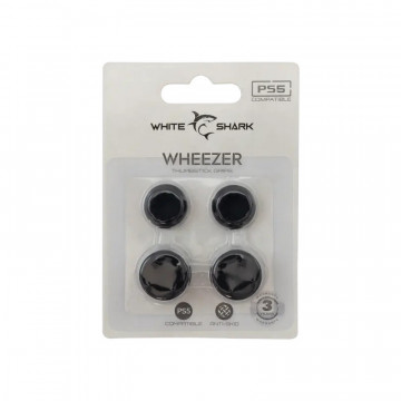 WHITE SHARK PS5 SILIKONSKI GRIPOVI ZA GLJIVICE PS5-817 WHEEZER CRNI