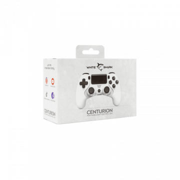 White Shark GAMEPAD GPW-4006 CENTURION / PS4 BIJELI