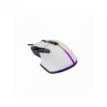 White Shark MIŠ GM-9006 MARROK Bijeli RGB / 12.000 dpi