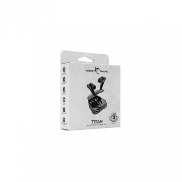 White Shark EARBUDS Slušalice + mikrofon Bluetooth GEB-TWS96 TITAN Black ANC
