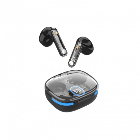 White Shark EARBUDS Slušalice + mikrofon Bluetooth GEB-TWS37 HYPERBEAT Crne