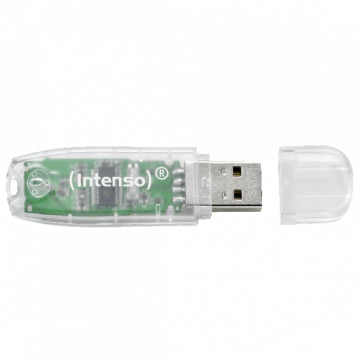 (Intenso) USB Flash drive 32GB Hi-Speed USB 2.0,Rainbow Line,TRANSP. - USB2.0-32GB/Rainbow