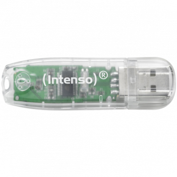 (Intenso) USB Flash drive 32GB Hi-Speed USB 2.0,Rainbow Line,TRANSP. - USB2.0-32GB/Rainbow