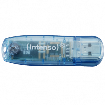 (Intenso) USB Flash drive 4GB Hi-Speed USB 2.0, Rainbow Line, PLAVI - USB2.0-4GB/Rainbow
