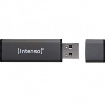 (Intenso) USB Flash drive 8GB Hi-Speed USB 2.0, ALU Line - USB2.0-8GB/Alu-a