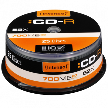 (Intenso) CD-R 700MB (80 min.) pak. 25 komada Cake Box - CD-R700MB/25Cake