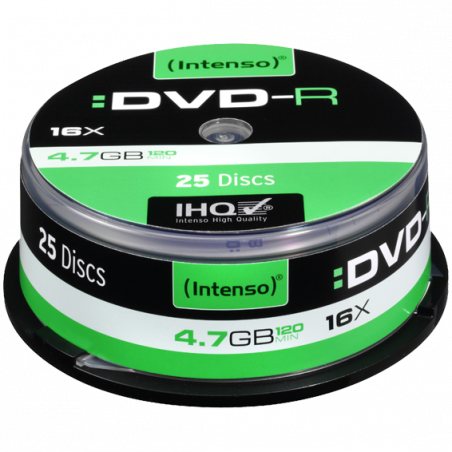 (Intenso) DVD-R 4,7GB pak. 25 komada Cake Box - DVD-R4,7GB/25Cake
