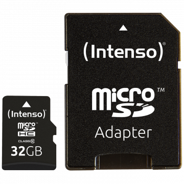 (Intenso) Micro SD Kartica 32GB Class 10 (SDHC & SDXC) sa adapterom - SDHCmicro+ad-32GB/Class10
