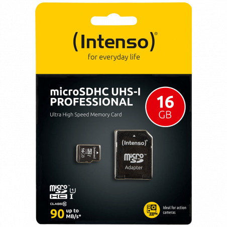 (Intenso) Micro SDHC/SDXC kartica 16GB Class 10, UHS-I +adapter, Pro - MicroSD 16GB Class10 UHS-I Pro