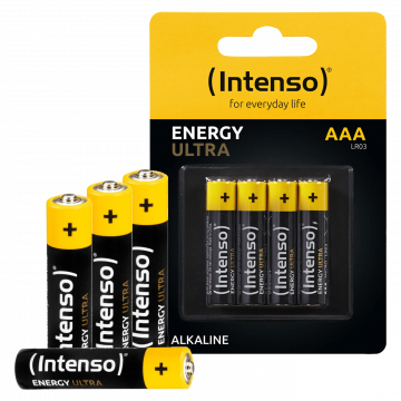 (Intenso) Baterija alkalna, AAA LR03/4, 1,5 V, blister 4 kom