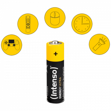 (Intenso) Baterija alkalna, AA LR6/4, 1,5 V, blister 4 kom