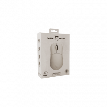 White Shark MIŠ GM-5014 GRAPHENE / 12.400 DPI - Bijeli