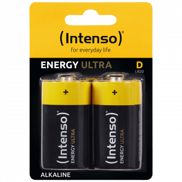 (Intenso) Baterija alkalna, LR20 / D, 1,5 V, blister 2 kom