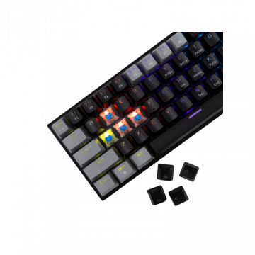 White Shark TASTATURA GK-002121V2 WAKIZASHI-2 / Crno-siva US-BLUE SW.