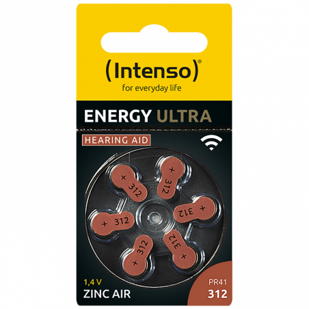 (Intenso) Baterija, A312/PR41,1.45 V, pakiranje 6 kom