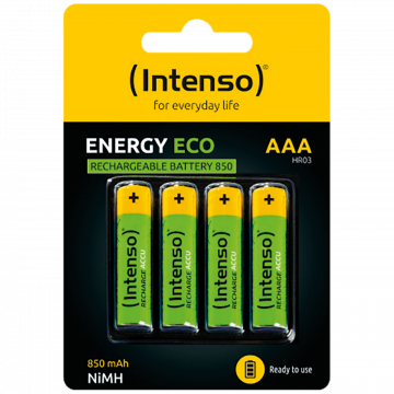 (Intenso) Baterija punjiva AAA / HR03, 850 mAh, blister 4 kom - AAA / HR03/850
