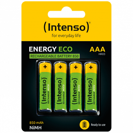 (Intenso) Baterija punjiva AAA / HR03, 850 mAh, blister 4 kom - AAA / HR03/850