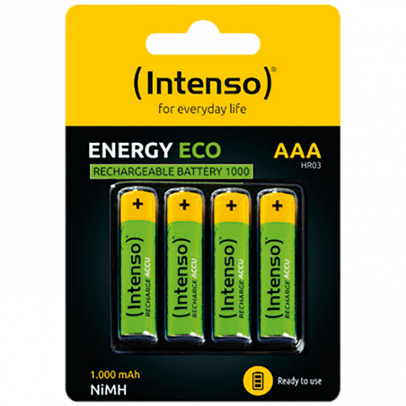 (Intenso) Baterija punjiva AAA / HR03, 1000 mAh, blister 4 kom - AAA / HR03/1000
