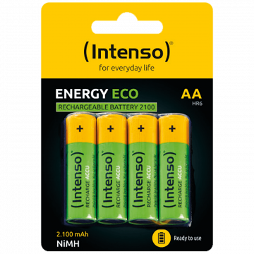 (Intenso) Baterija punjiva AA / HR6, 2100 mAh, blister 4 komada - AA / HR6/2100