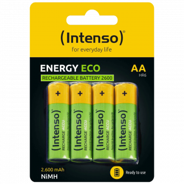 (Intenso) Baterija punjiva AA / HR6, 2600 mAh, blister 4 komada - AA / HR6/2600