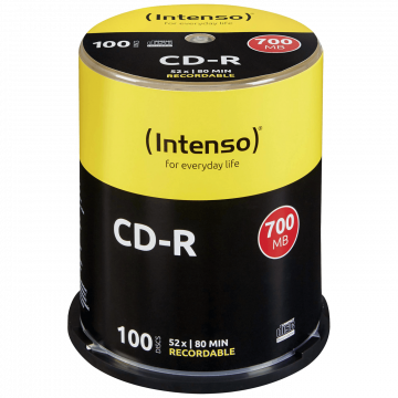 (Intenso) CD-R 700MB (80 min.) pak. 100 komada Cake Box - CD-R700MB/100Cake