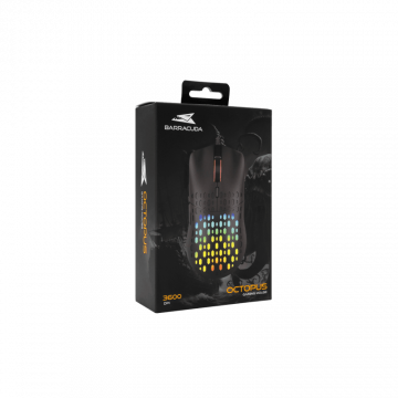 Baracuda MIŠ BGM-021 OCTOPUS CRNI / 3200 dpi