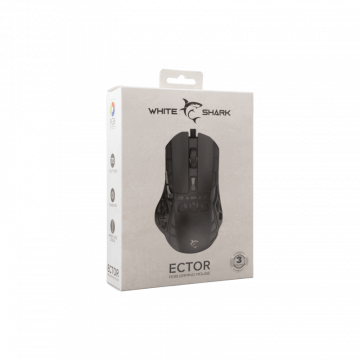 White Shark MIŠ GM-5016 ECTOR / 12.000 DPI - Crni