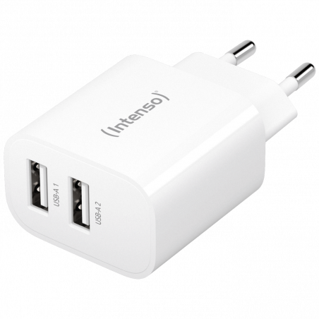(Intenso) Punjač kučni, 2 x USB-A, 2.4A, 24W - Power Adapter W24AA