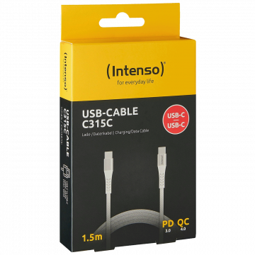 (Intenso) USB kabl za smartphone, USB type C, 1.5 met. - USB-Cable C315C