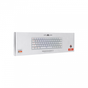 White Shark TASTATURA GK-002212V2 WAKIZASHI-2 / Bijela HR-RED SW.