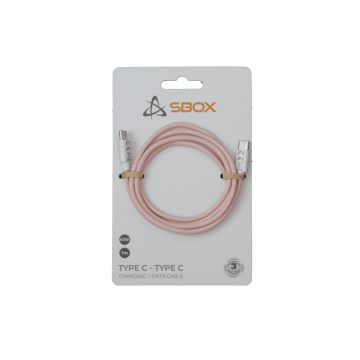 SBOX KABAL USB TYPE C - USB TYPE C M/M 1M Roza - 60W