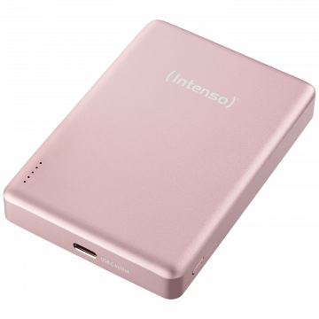 (Intenso) Prijenosni punjač, MagSafe, 10000mAh, bežični - POWERBANK MW10000 Rose