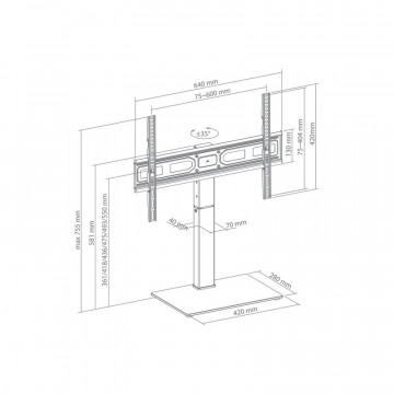 SBOX STALAK Podni FS-306 (37-75"/40kg/600x400)