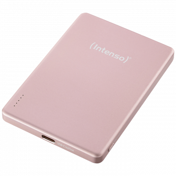 (Intenso) Prijenosni punjač, MagSafe, 5000mAh, bežični, Rose - POWERBANK MW5000 Rose
