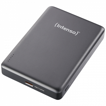 (Intenso) Prijenosni punjač, MagSafe, 10000mAh, bežični - POWERBANK MW10000 Gray