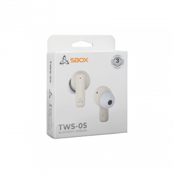 SBOX EARBUDS Slušalice + mikrofon Bluetooth EB-TWS05 Beige