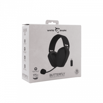 White Shark SLUŠALICE WGH-2442 BUTTERFLY Crne - Wireless