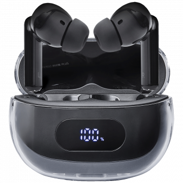 (Intenso) Slušalice bežične sa kutijicom za punjenje, ANC, Bluetooth - Buds Plus T310AE Black