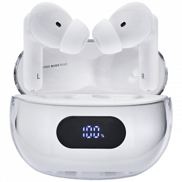 (Intenso) Slušalice bežične sa kutijicom za punjenje, ANC, Bluetooth - Buds Plus T310AE White