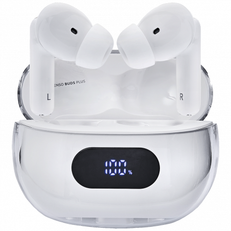 (Intenso) Slušalice bežične sa kutijicom za punjenje, ANC, Bluetooth - Buds Plus T310AE White