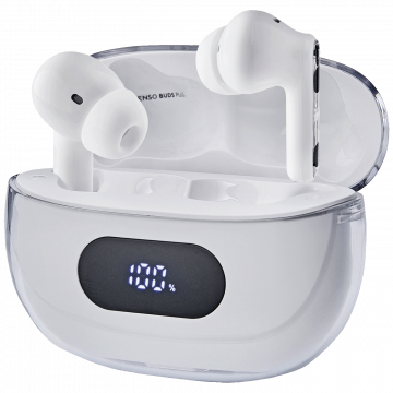 (Intenso) Slušalice bežične sa kutijicom za punjenje, ANC, Bluetooth - Buds Plus T310AE White