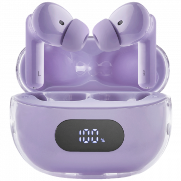 (Intenso) Slušalice bežične sa kutijicom za punjenje, ANC, Bluetooth - Buds Plus T310AE Purple