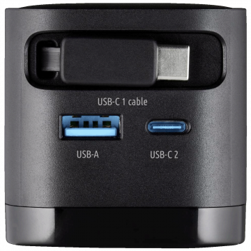 (Intenso) Punjač kučni sa type C kabelom, brzi, 1xUSB-A, 1xUCB-C, 65W - Power Adapter W65ACIC GaN Black