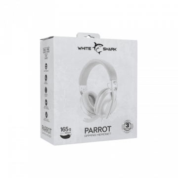 White Shark HEADSET GH-2440 PARROT White/Grey