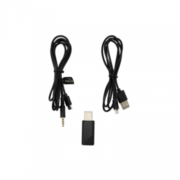White Shark HEADSET WGH-2441 FALCON Black - Wireless